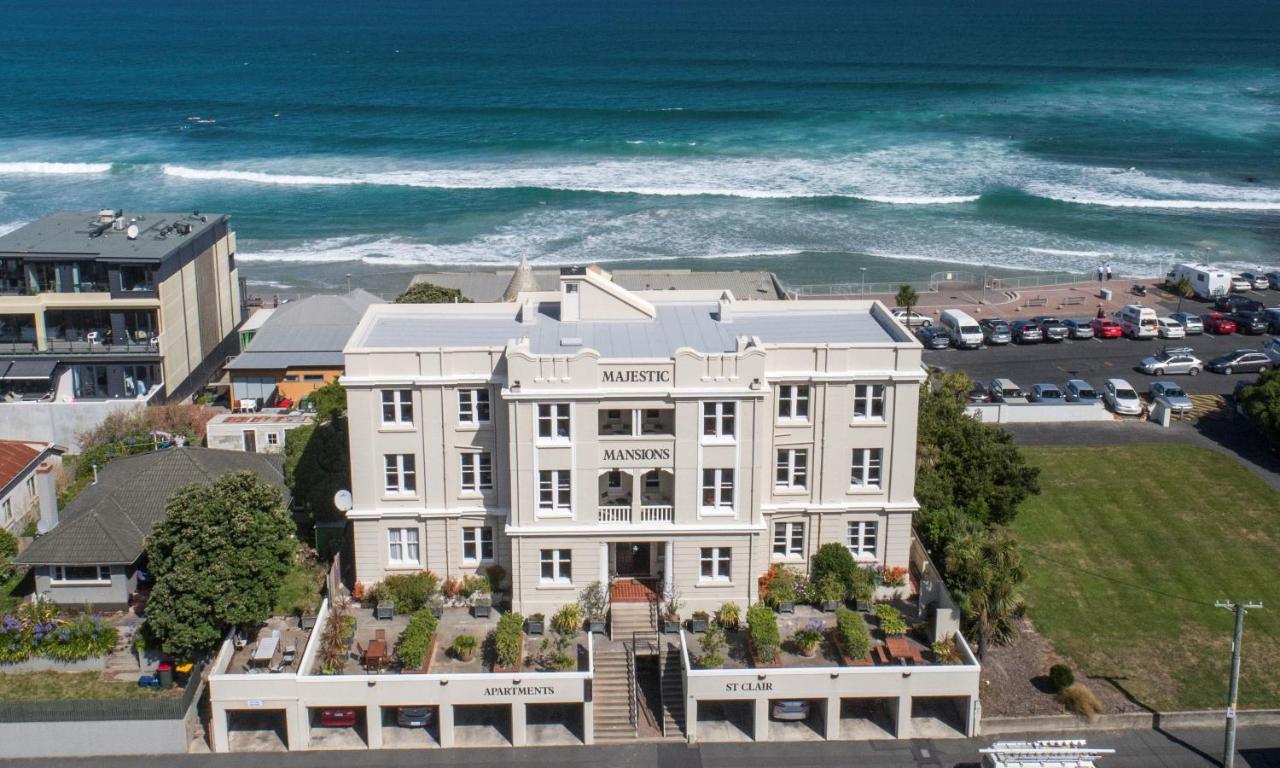 Majestic Mansions - Apartments At St Clair Dunedin Exterior foto